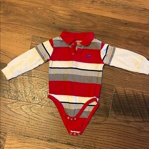 Wrangler Red Striped Baby Bodysuit
